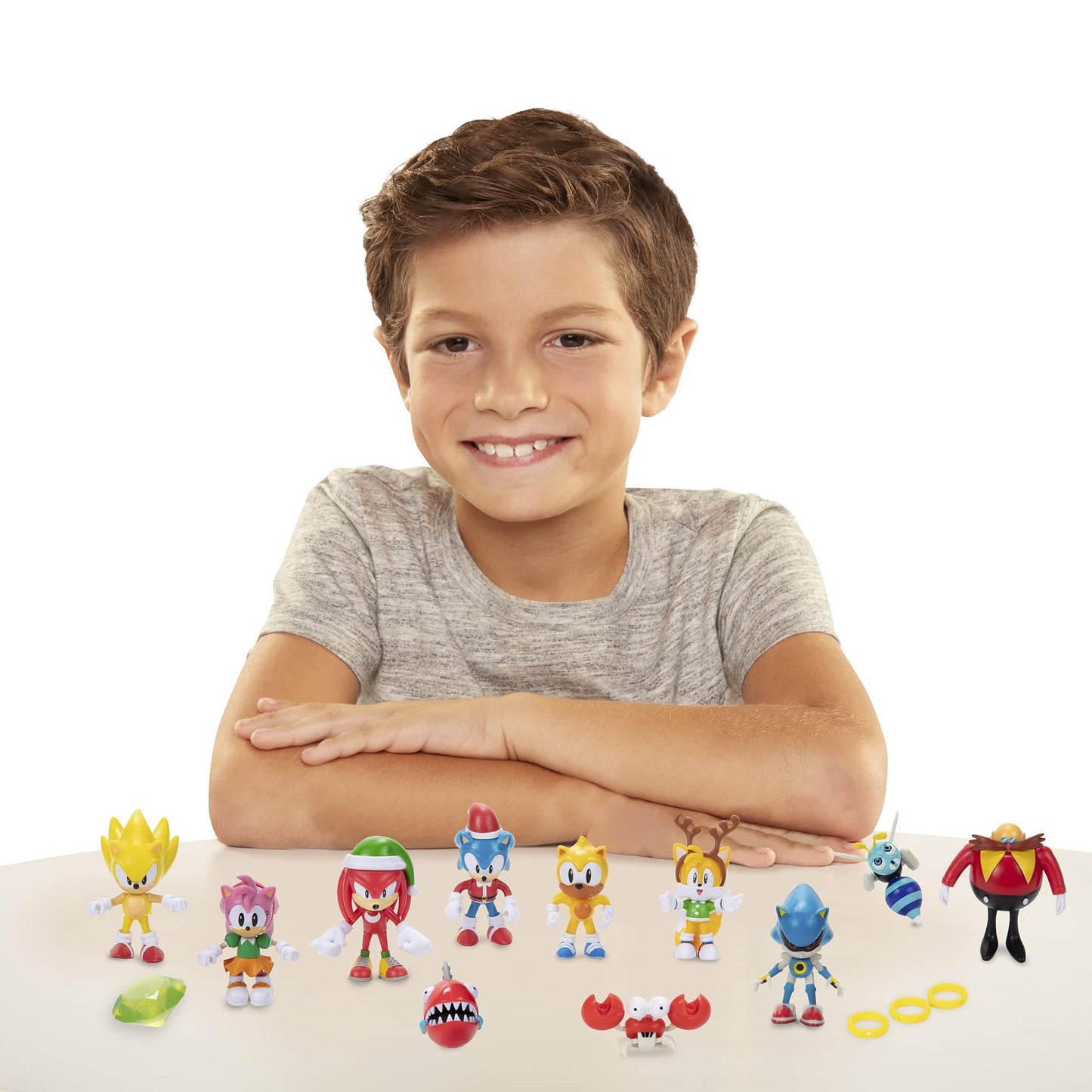 Sonic The Hedgehog Advent Calendar 2024 - 24 Surprises with limited availability Collectible 2.5 Inch Holiday Action Figures!