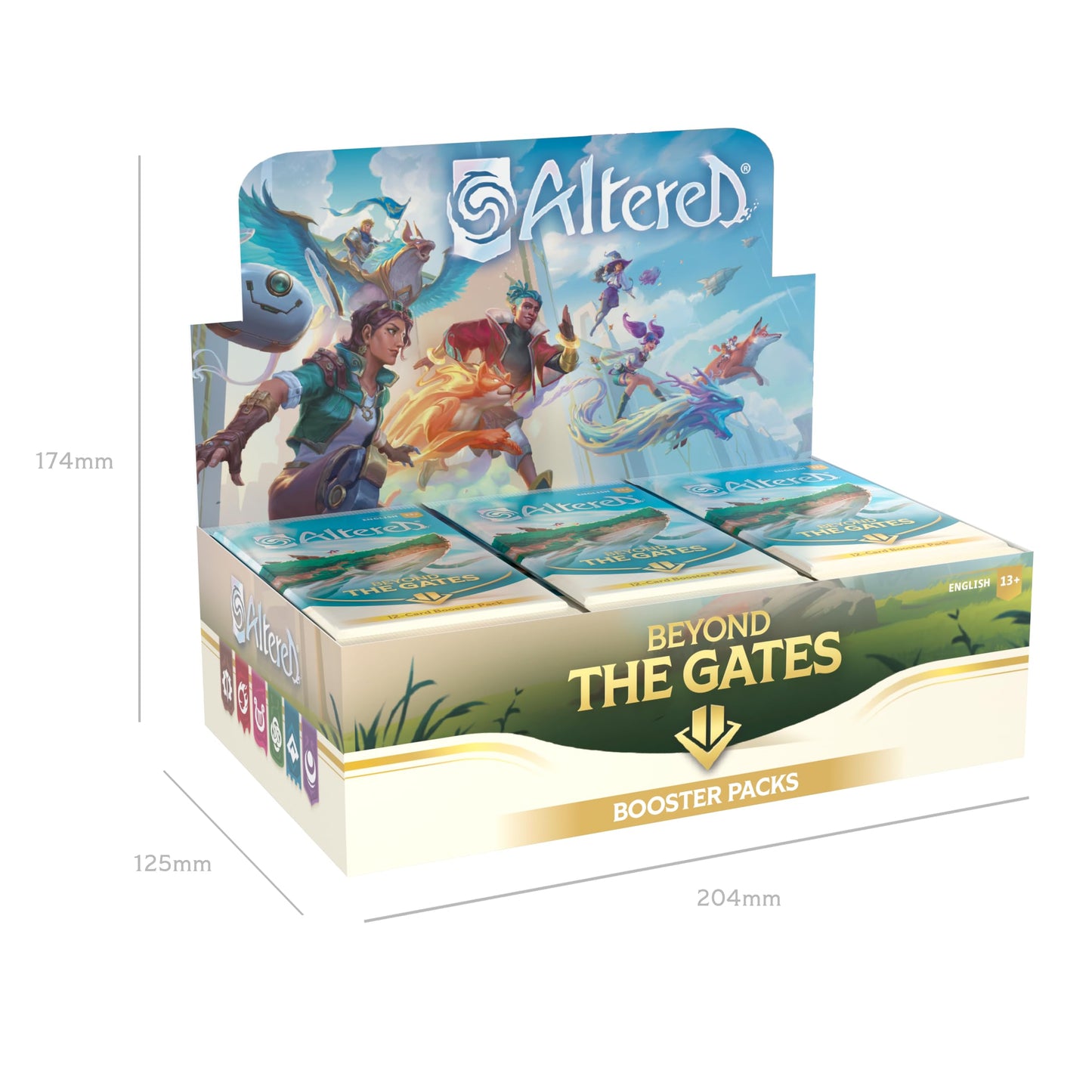 Equinox Altered Beyond The Gates 36-Pack Booster Display - Unique Deck Building, Strategic Non-Combat Gameplay, Collectible Trad