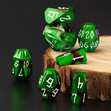 Fonvgogo Metal Dnd Dice For Dungeons And Dragon, Metal Dice Set D&D With Cardboard Box Unique Cool Stonehenge Rpg Polyhedral Dic
