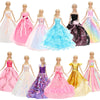 Sotogo 12 Pieces Doll Clothes For 11.5 Inch Girl Doll Fashion Handmade Doll Dresses Wedding Dresses Evening Dresses Party Gowns Outfit