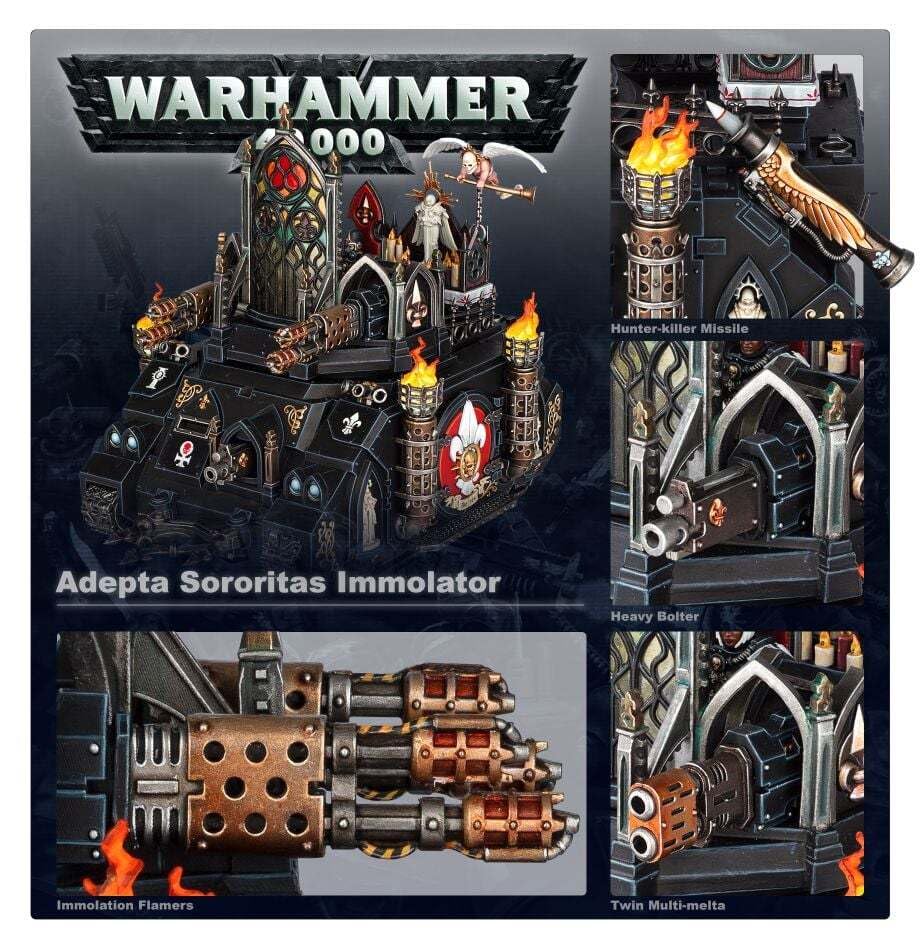 Adepta Sororitas: Tank Immolator 52-08