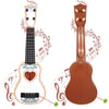 Raimy 17In Ukulele Guitar For Kids - 4 String Mini Learning Instruments Educational Musical Toy For Beginner Toddler Gifts For A