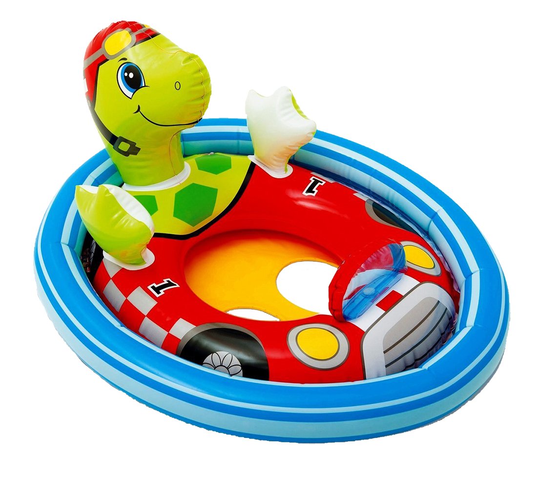 Intex Inflatable See Me Sit Pool Ride For Age 3-4 (Turtle)