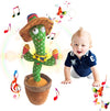Vocloud Dancing Cactus Talking Cactus Baby Toys-Infant Tummy Time Toys For For 0-6 Months 6-12Months 1 Year Old,Recording,Repeat