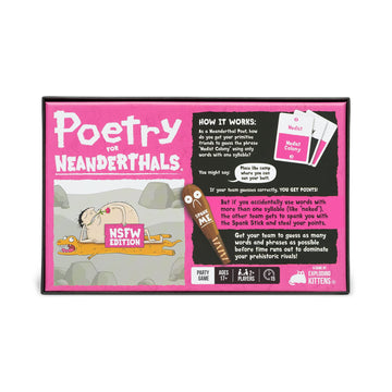 Exploding Kittens Presents Poetry for Neanderthals NSFW Edition - mature-themed Party Games Card Games for mature-themeds & Teens Hilarious Outdoor Games for Friends Competitive Word Guessing Fun Games for mature-themeds