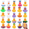 Jeep Ducks For Ducking (24 Pieces) - Easter Ducks For Jeeps - 2' Easter Themed Rubber Ducks Jeep Ducking - Plus Official Duck Duck Jeep Mobile App - Kid'S Party Favor