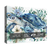 Sea Turtle Puzzles Flower Puzzle For Adults 1000 Pieces, Animal Art Jigsaw Puzzles 1000 Pieces Nature Puzzle, Fantasy Green Turtle Painting Puzzle