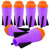 Ruibytree 6 Packs Mega Missile Refill for Nerf N-Strike advanced Series Compatible Darts Mega Missile Refill project pieces Foam Rockets for Nerf Party (Purple)