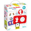 Banana Panda Match The Buddies Toddler Puzzles - Beginner Puzzles Set & Matching Activity With 12 Large 2-Piece Puzzles For Early Learning And Motor Skills Development, For Kids Ages 15 Months & Up