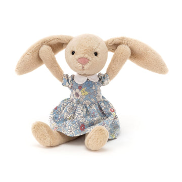 Jellycat Lottie Bunny Floral Stuffed Animal, 11 Inches - Rabbit & Bunny Plush Toy - Classic Children'S Gift