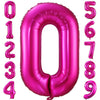 Bbpool Hot Pink 15 Balloon Numbers, 40 Inch, 15Th Or 51St Birthday, Aluminum Mylar Foil, Durable Construction, Perfect For Birthday Party, Anniversary, Unisex Adults