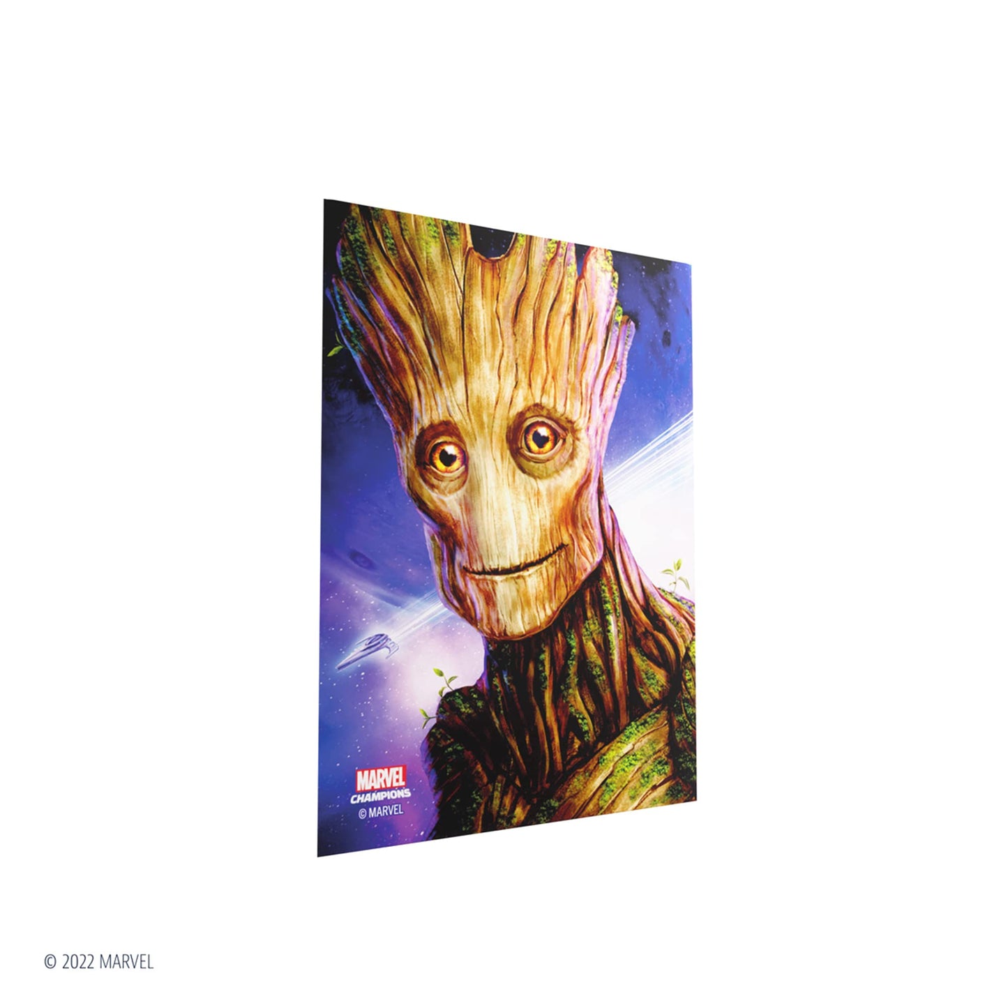 Gamegenic Marvel Champions The Card Game Official Groot Fine Art Sleeves Pack Of 50 Art Sleeves And 1 Clear Sleeve Card Game Holder Use With Tcg And Lcg Games Made By Fantasy Flight Games