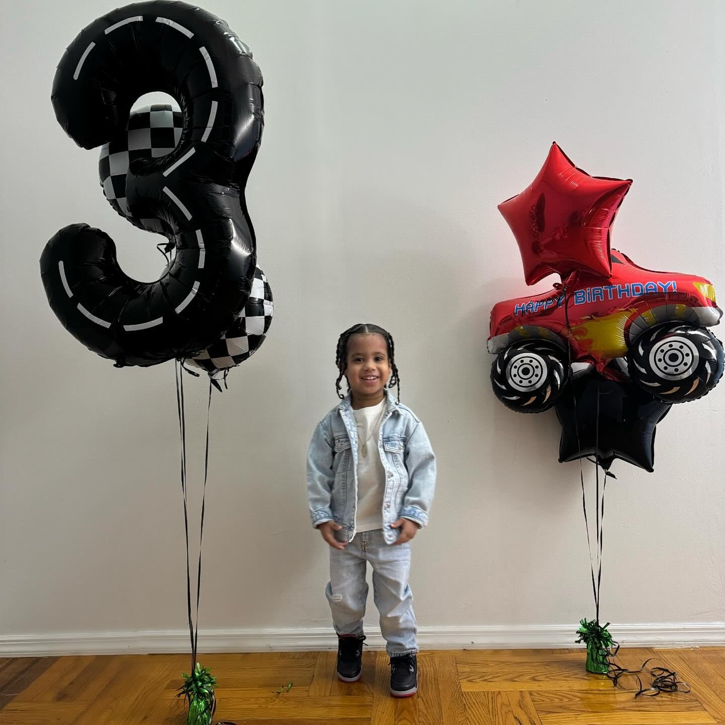 40 Inch Race Car 1 Balloon For First Birthday, 1St Number Balloons Black Race Car Birthday Decorations For Boy Kids Toddler Baby
