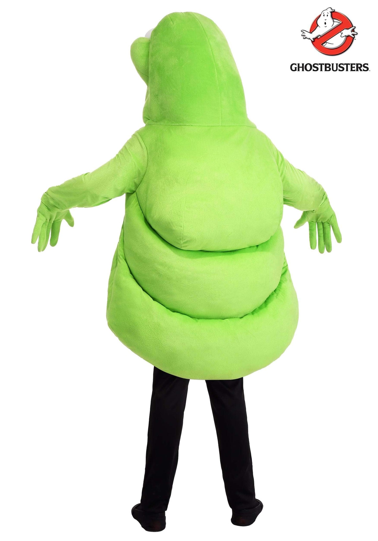 Ghostbusters Kids Slimer Costume Unisex, Slimey Ghost Halloween Costume, Childrens Ghost Outfit For Boys & Girls X-Small