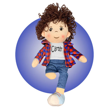 Amputee Doll - Personalized 14'' Rag Doll - Gift For Leg Amputee - Arm Amputee Gifts - Doll With Amputation - Leg Amputee Gifts