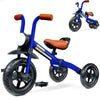 KRIDDO 2-in-1 Kids Balance Bike & Tricycle, Medium, Carbon Steel, Blue, for Ages 2-5 with Detachable Pedals & Soft Grip