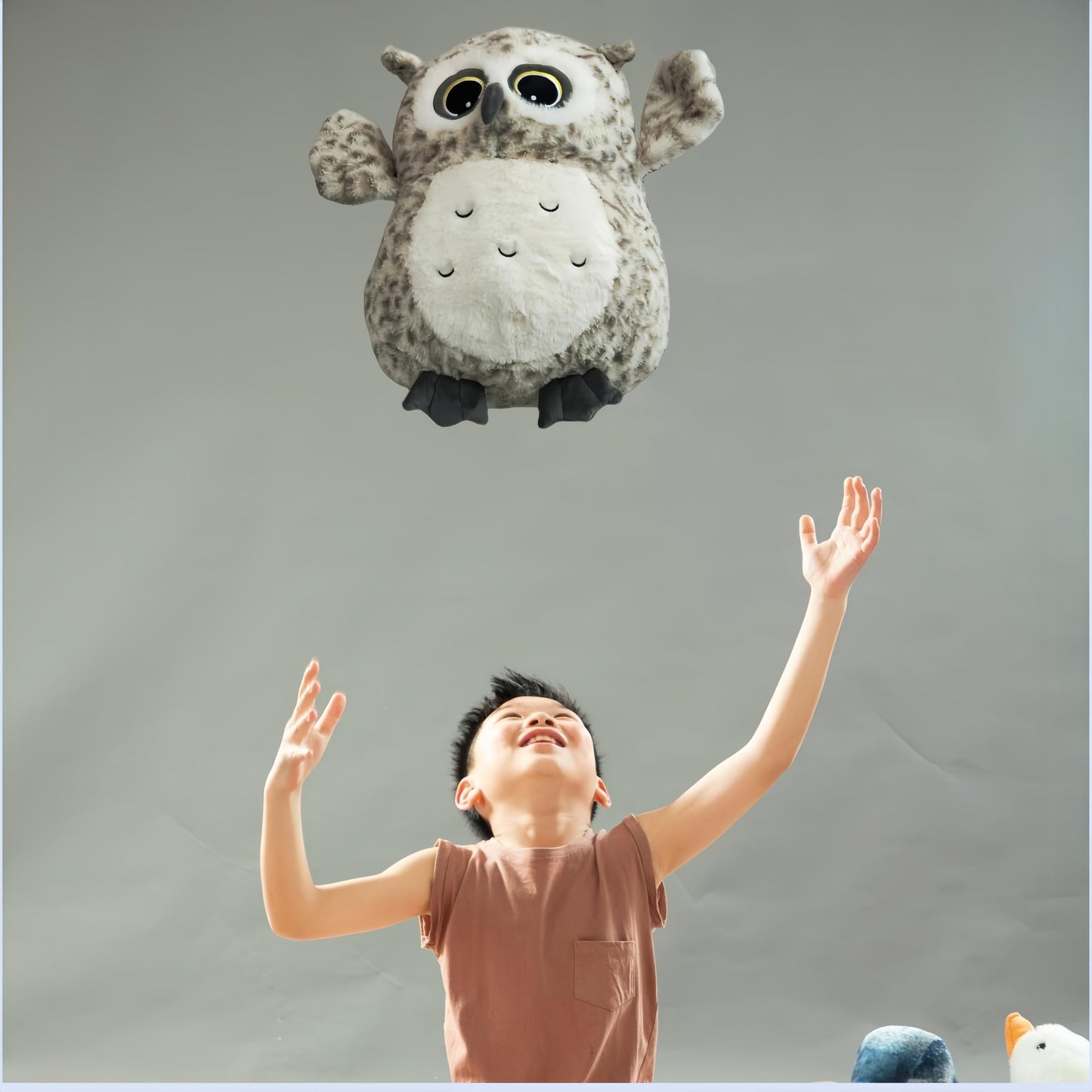 Ryttir 10 Inch Chubby Mini Owl Stuffed Animal, Adventure Stuffed Owl Toy, Brave Boy'S And Girl'S Room Owl Plush Decor, Funny Owl Plushies For Kids And Women