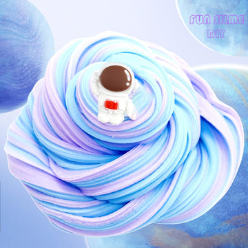 Blue Cake Slime,Non Sticky,Super Soft Sludge Toy,Birthday Gifts For Kids 4-12,Diy Butter Slime Party Favor For Girls & Boys