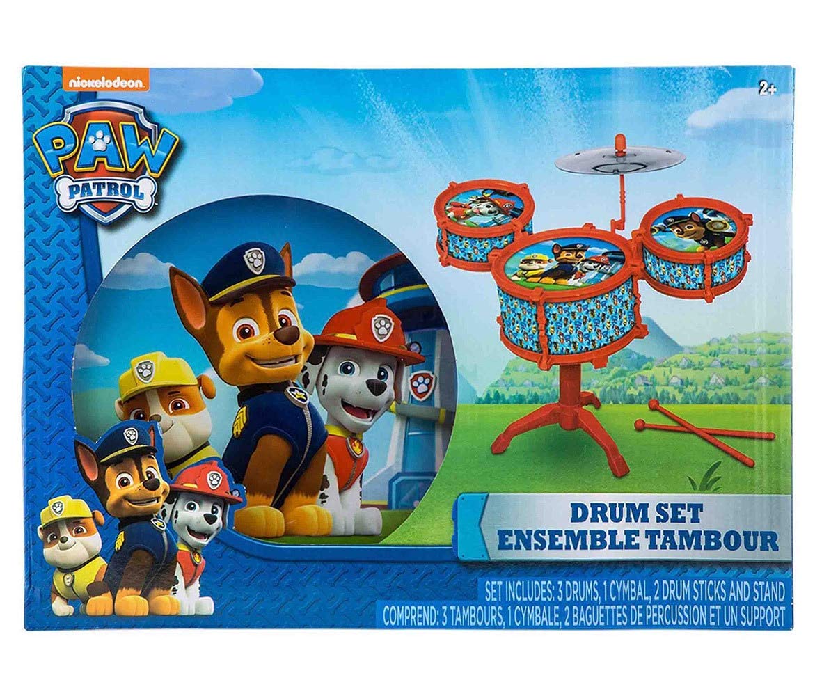 What Kids Want Paw Patrol Drum Kit Set