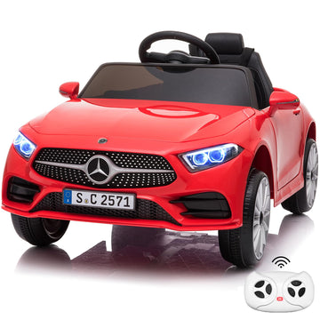 Little Brown Box Kids 12V Licensed Mercedes Benz CLS Ride on Car,Driving Battery Operated Vehicle Toy W/ Parent Remote-Control,M