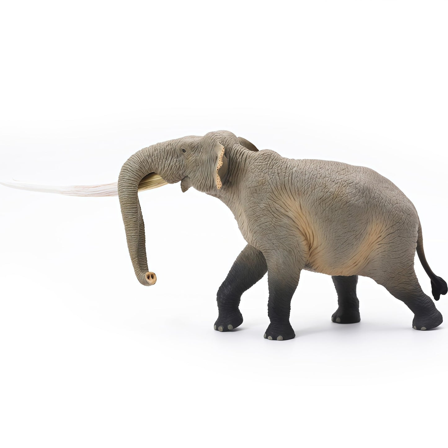 Gemini&Genius African Elephant Action Figure Toy, Stegodon Figurine Wild Animal Toy, Beautiful And Accurate Sculptures Of Elephant Animal Toy, Gift, Collection, Display & Play For Kids Collectors