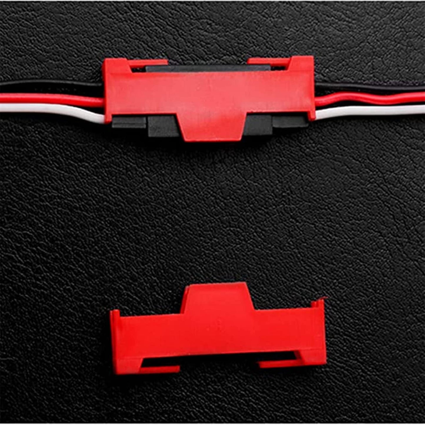 Skrnrhrery Servo Extension Cable Safety Connector Clip, 24Pcs Servo Plug Wire Lock, With 12Pcs Servo Line, Used For Remote Contr