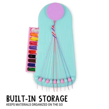 Choose Friendship, My Friendship Bracelet Maker®, An American Original | 20 Pre-Cut Threads - Makes Up To 8 Bracelets | Craft Kit, Kids Jewelry-Making Kit, Gifts For Girls 8-12