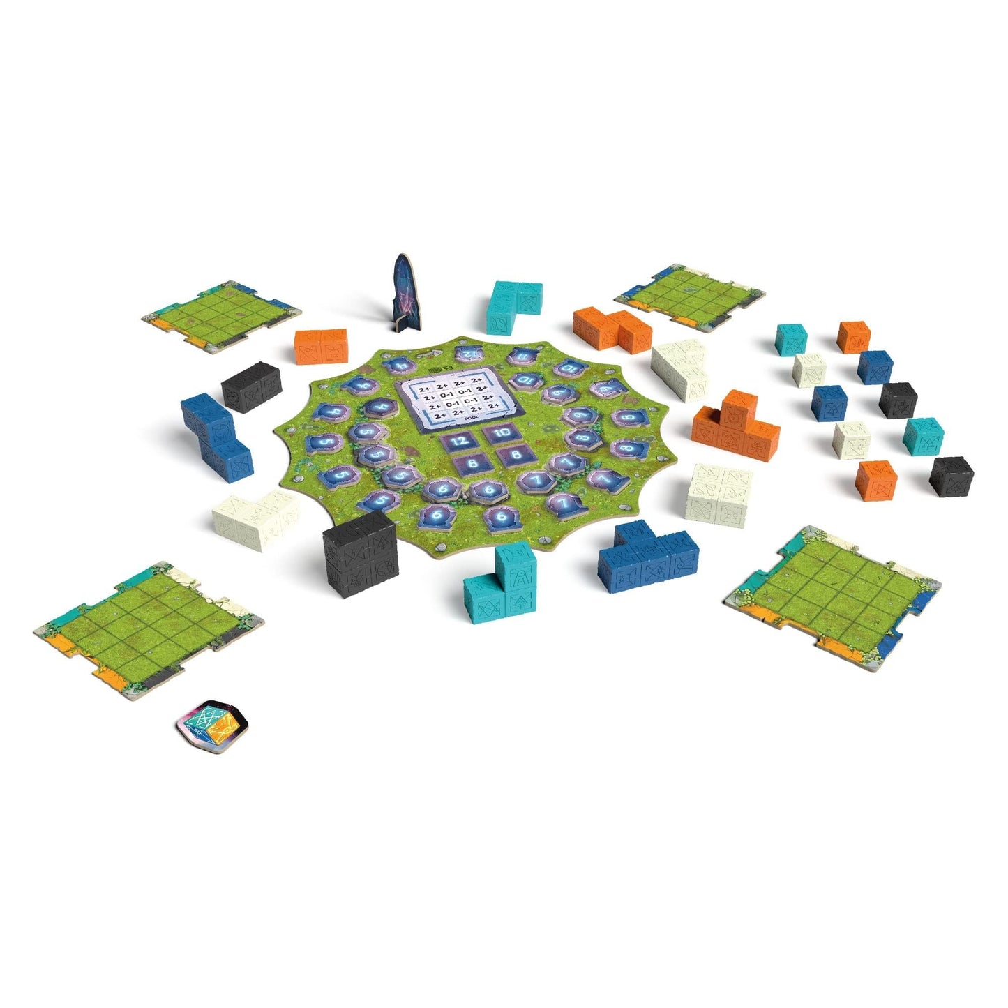 Cmon Monolyth Board Game | Monolith Building Strategy Game | Tactile Puzzle Game | Fun Family Game For Kids And Adults | Ages 8+