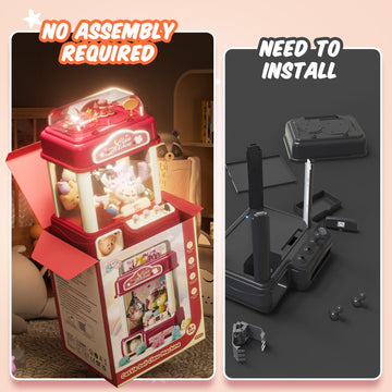 Skirfy Claw Machines For Kids Adults With Sound Light, Vending Machine Candy Grabber Prize Dispenser Toys, Unicorns Claw Machine