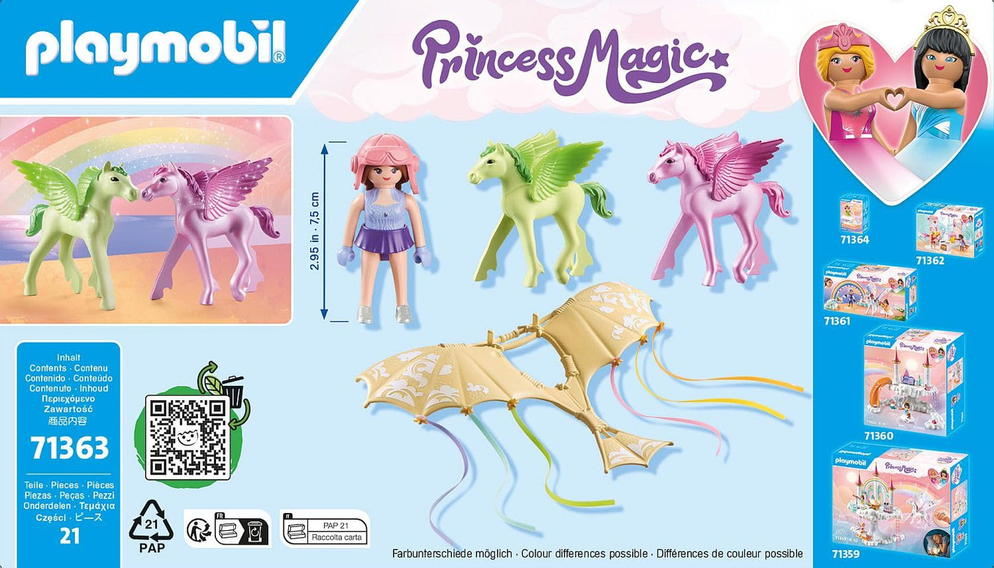 Playmobil Trip With Pegasus Foals In The Clouds