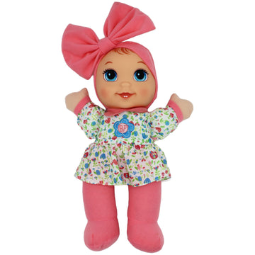 Babys First Goldberger Giggles Doll with Coral Top & Infectious Giggle Sound Module - Child Safe 1 Year & Up