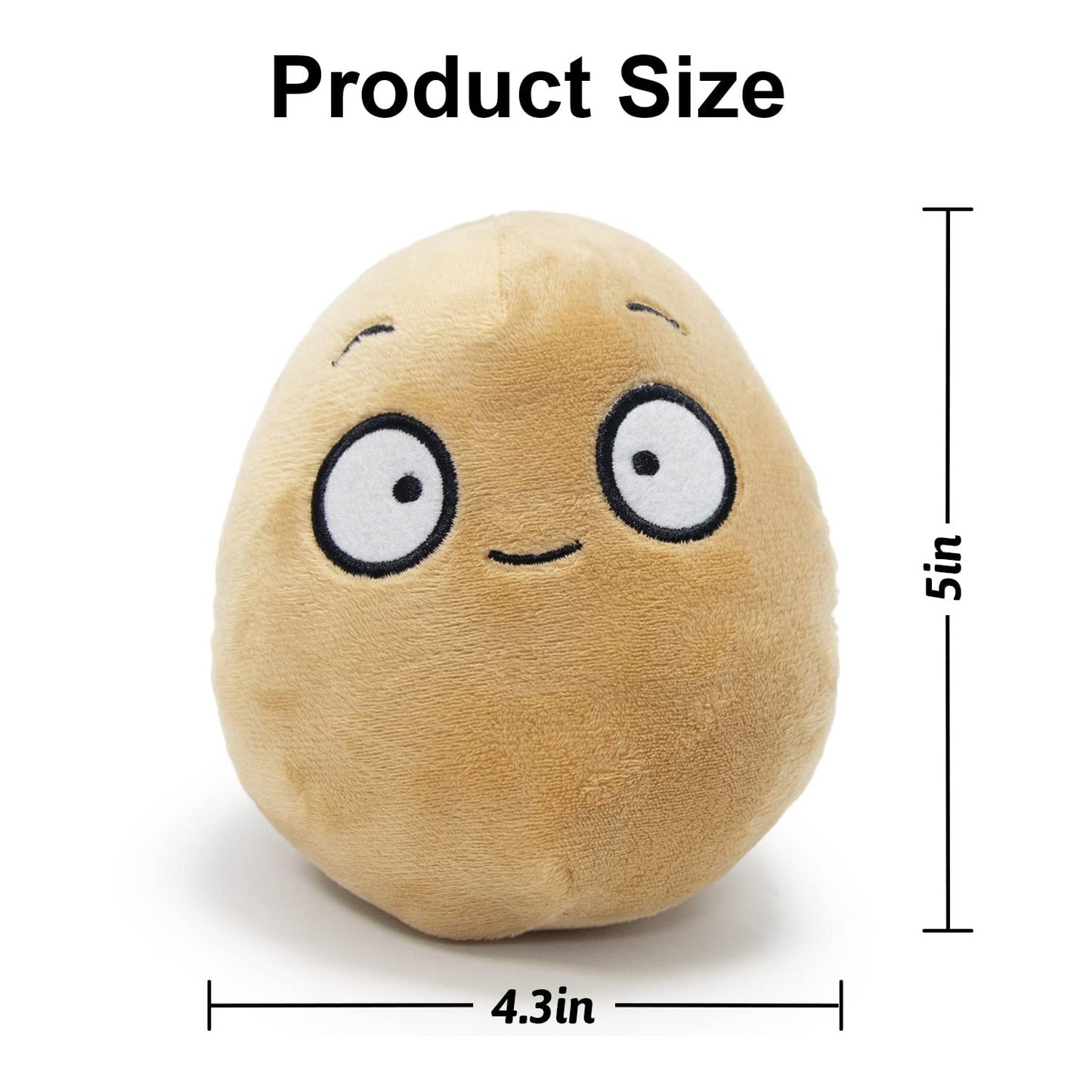 Maikerry 1 Pc Pvz Plants Figures Plush Toy Stuffed Soft Doll Wall-Nut Plant Toy,Great Gifts For Kids And Fans,Birthday,Halloween & Christmas