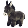 Aurora® Miyoni® Tots Donkey Foal Stuffed Animal - 11" Gray - Lifelike Polyester Companion for Bedrooms/Classrooms