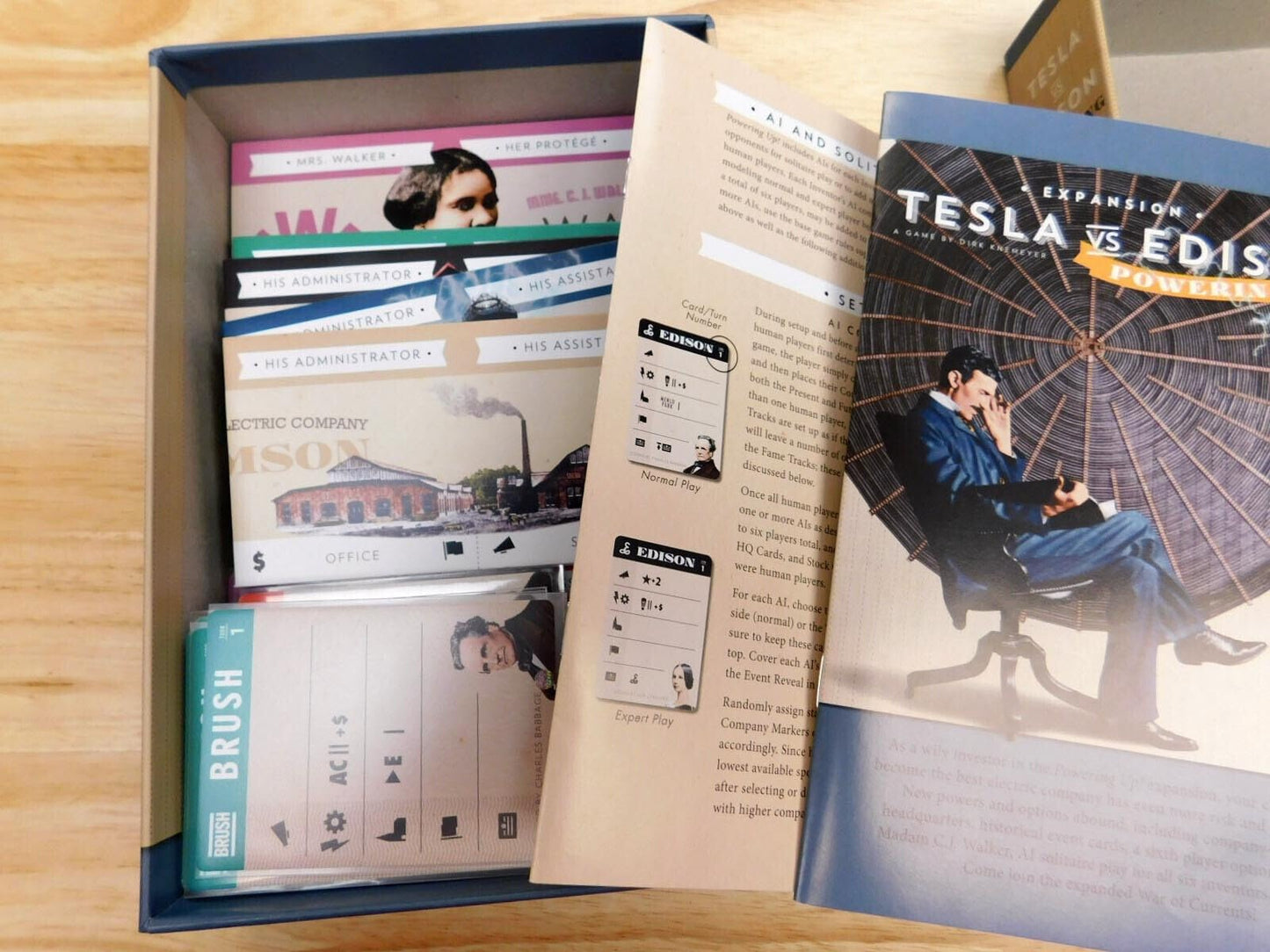 Genius Games Tesla Vs Edison Game - Powering Up! Expansion Box