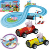 Carrera First Peppa Pig - Kids Granprix Slot Car Race Track With Spinners - Includes Peppa Pig And George Cars - Battery-Powered Beginner Racing Set For Kids Ages 3 Years And Up