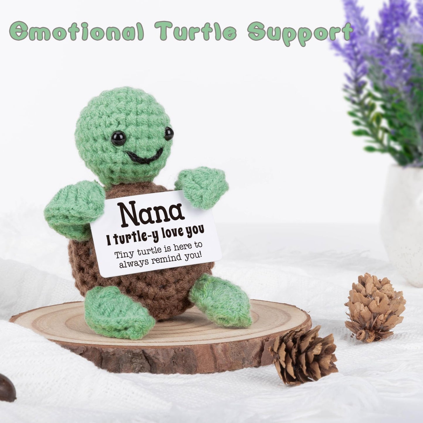 Mini Funny Turtle Nana Gifts From Grandkids, Small Gifts For Nana Christmas Birthday Presents, Love Nana Gifts From Granddaughte