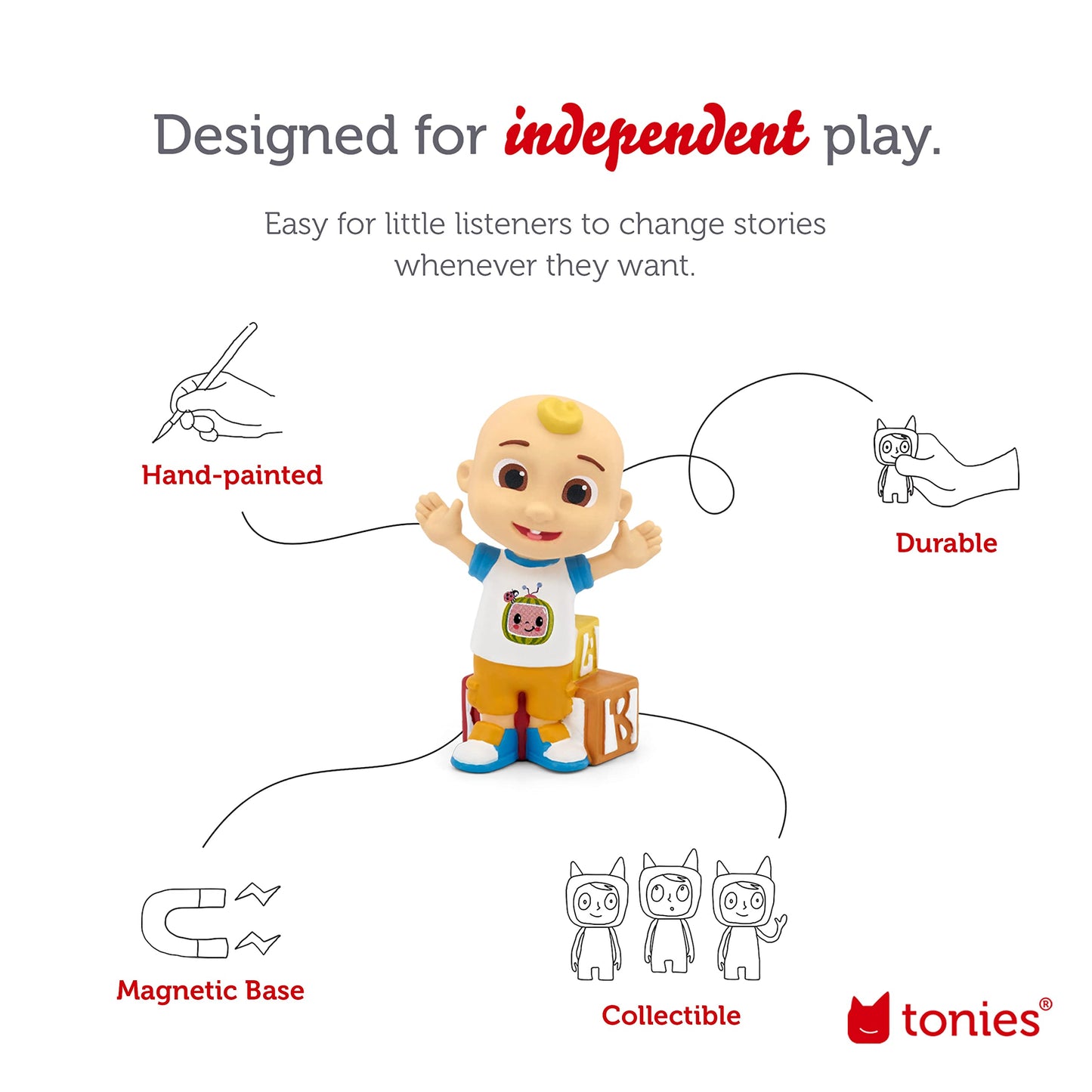 Tonies Cocomelon: Jj Audio Toy Figurine From Moonbug