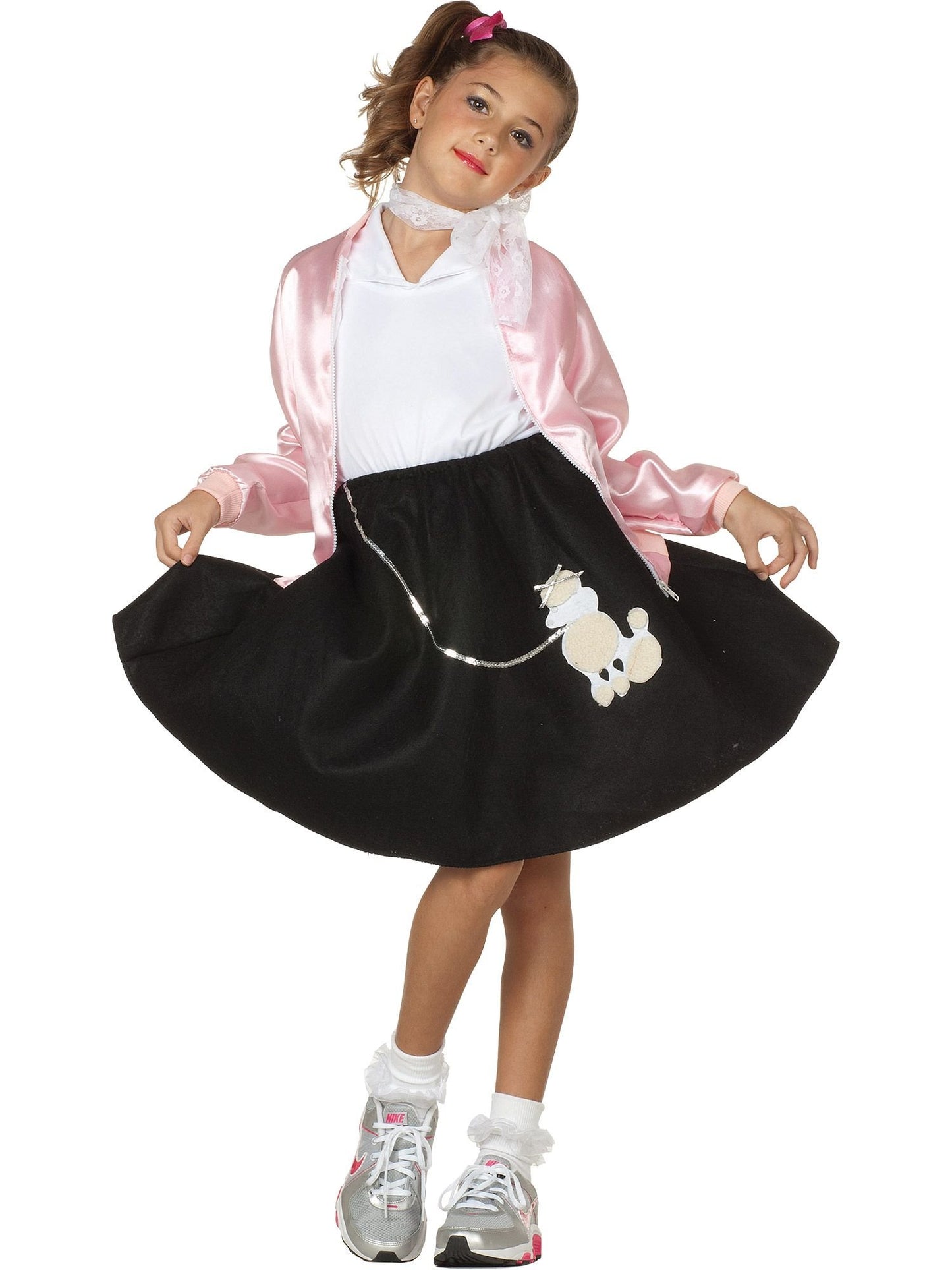 Blk Poodle Skirt-Chd Small