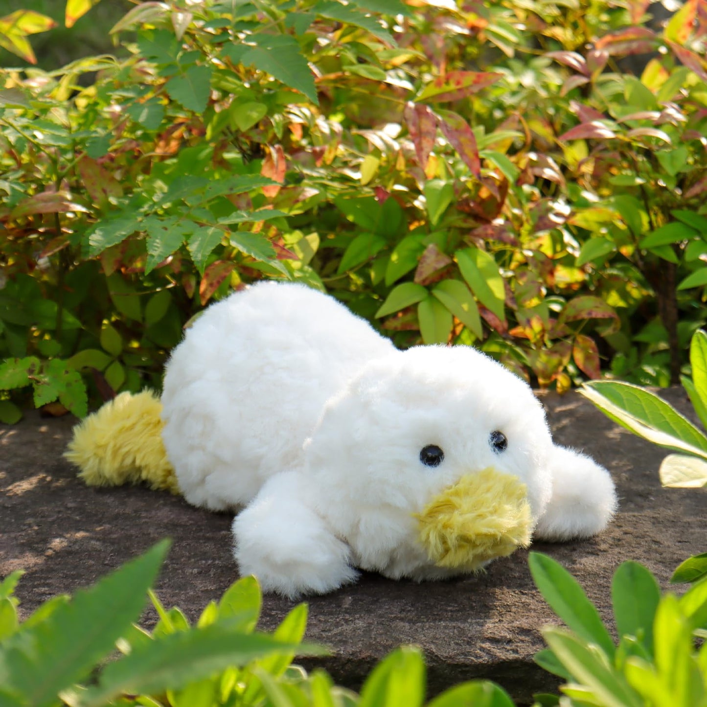 Apricot Lamb Toys Plush Yellow Lying Duck Stuffed Animal Soft Cuddly Perfect For Kids 11 Inches