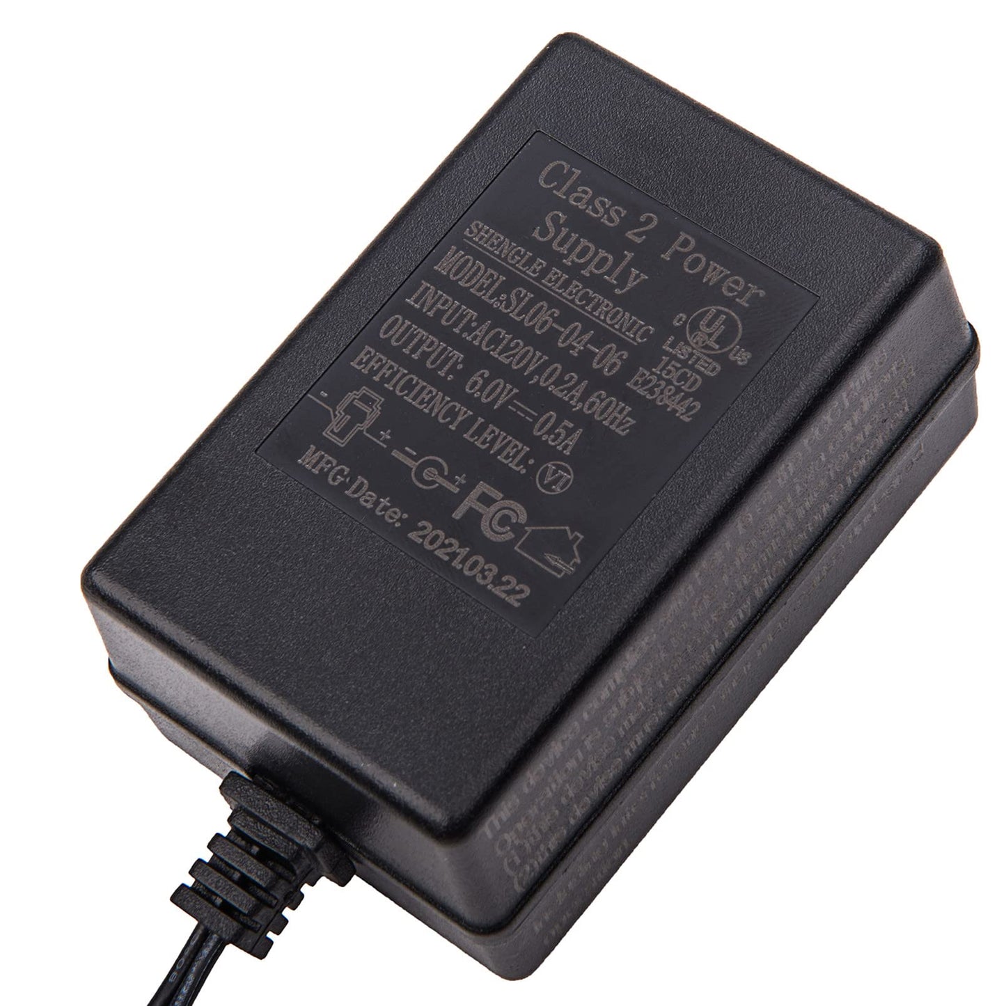 6 Volt Charger For 6V Kids Powered Ride On Car, 6V Charger For A Variety Of Electric Baby Carriage Ride On Toy Power Adapter