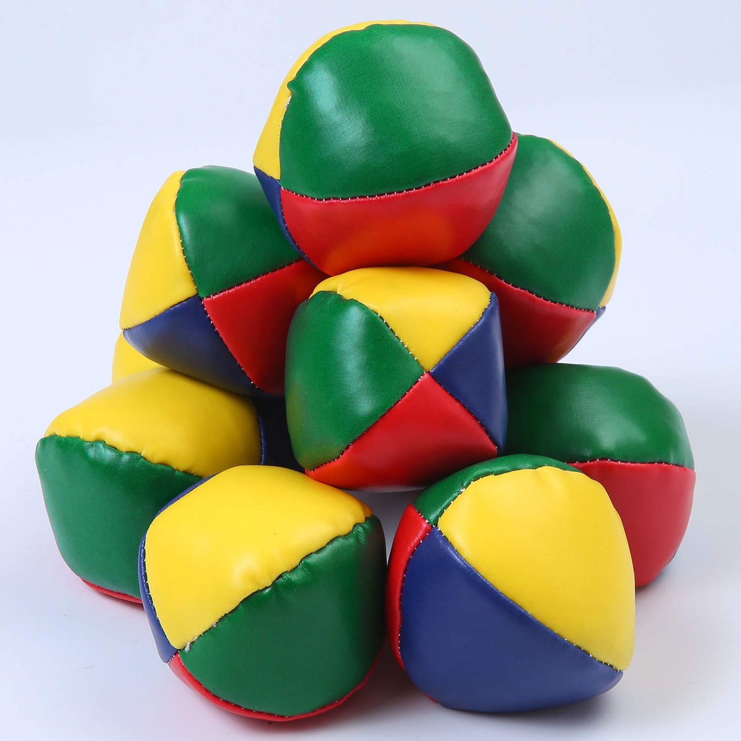 Uratot 10 Pack Juggling Balls Beginners Juggling Balls Durable And Colorful With A Bag For Juggle Toy Game