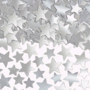 amscan Party Pack, Star Super Mega Value Pack Confetti, Party Supplies, Silver, 5 oz.