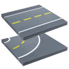Strictly Briks Compatible With Lego Building Blocks Road Plates 10'' X 10'', 8 Pack Kids Brick Baseplates For City Road, Street,