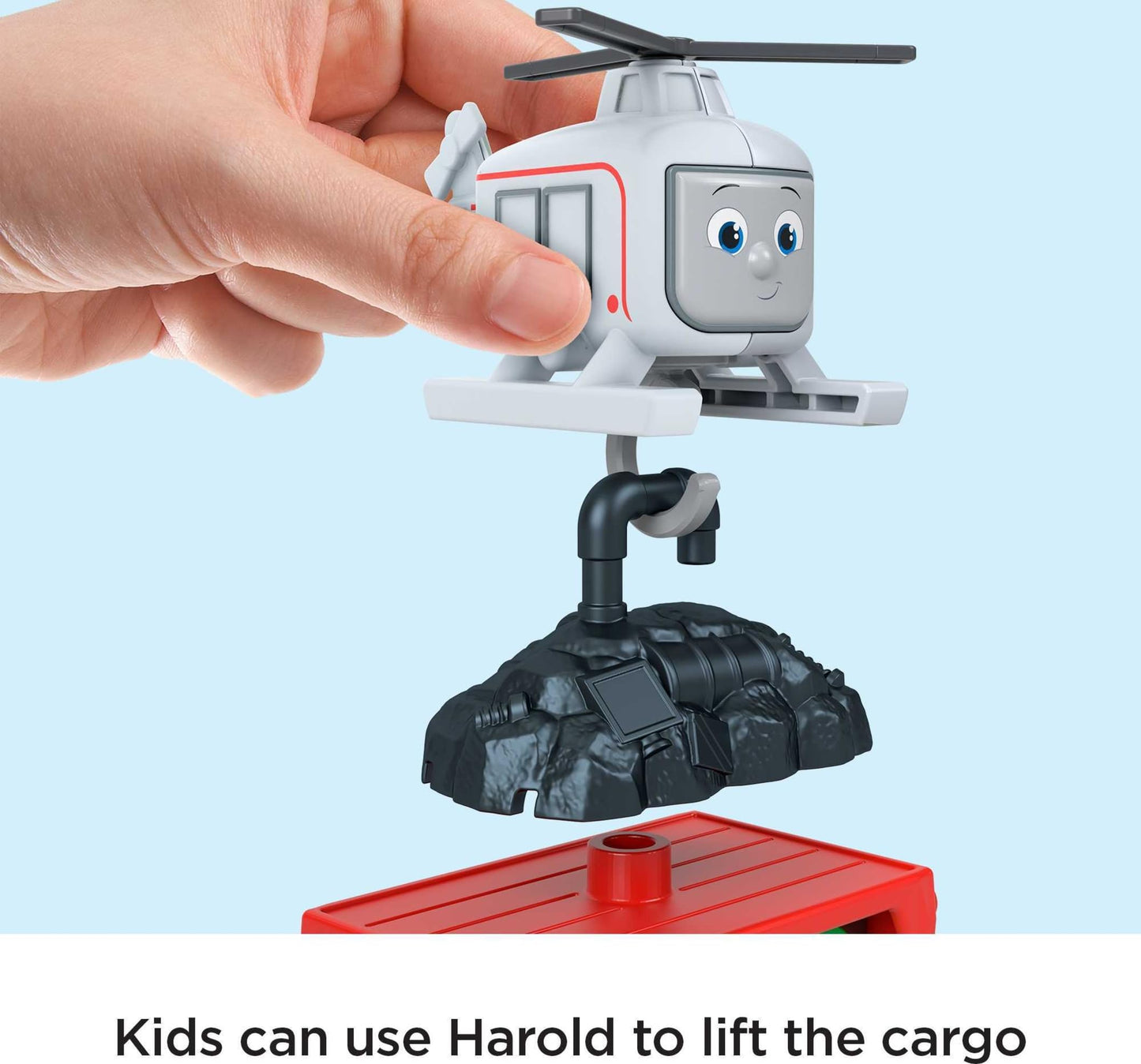 Thomas & Friends Motorized Toy Train Talking Percy Engine With Phrases & Sounds Plus Harold The Helicopter For Ages 3+ Years