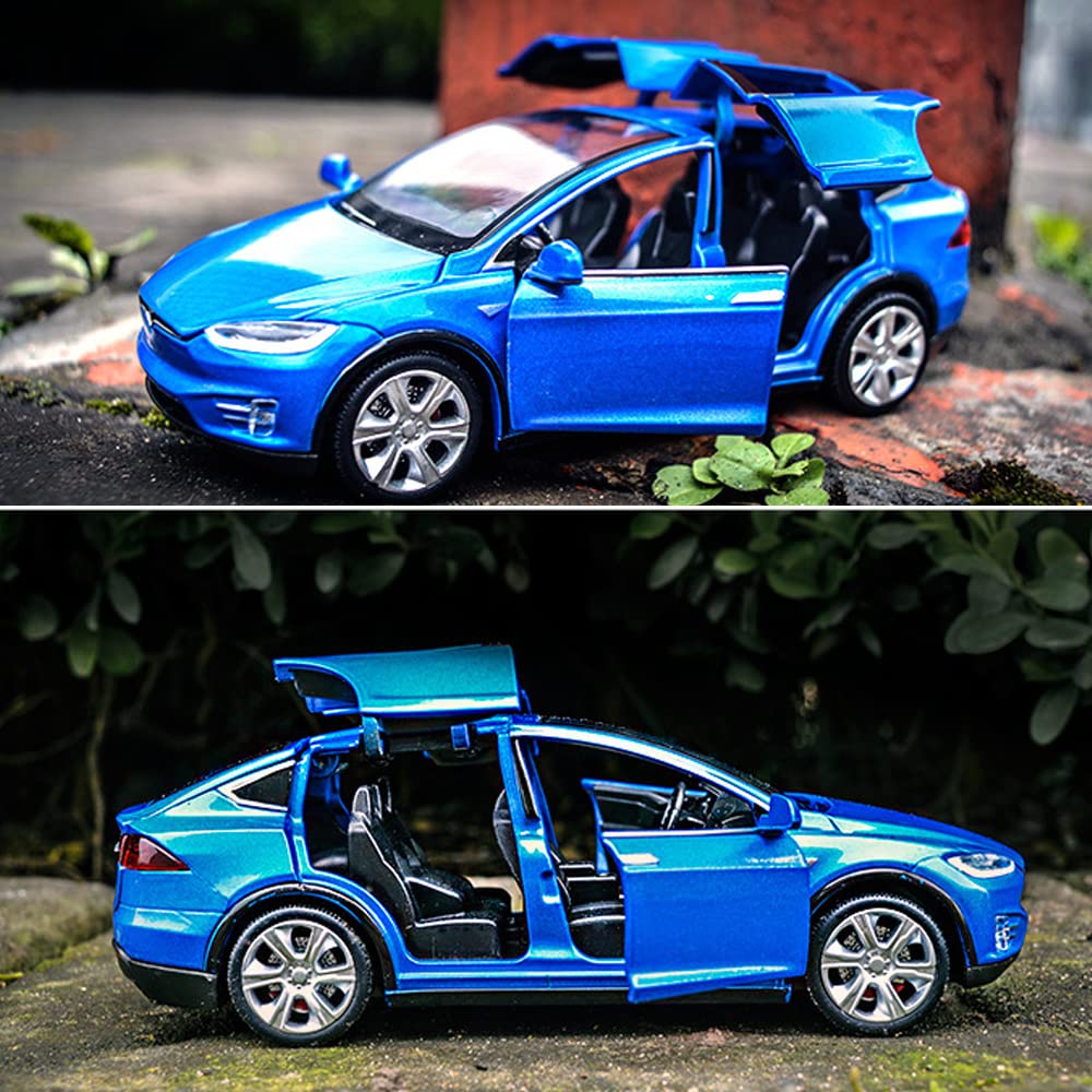 1:32 Scale Model X Alloy Car Model Diecast Toy Vehicles for Kids, Car Model Toy,Pull Back Alloy Car with Lights and Music,Mini V