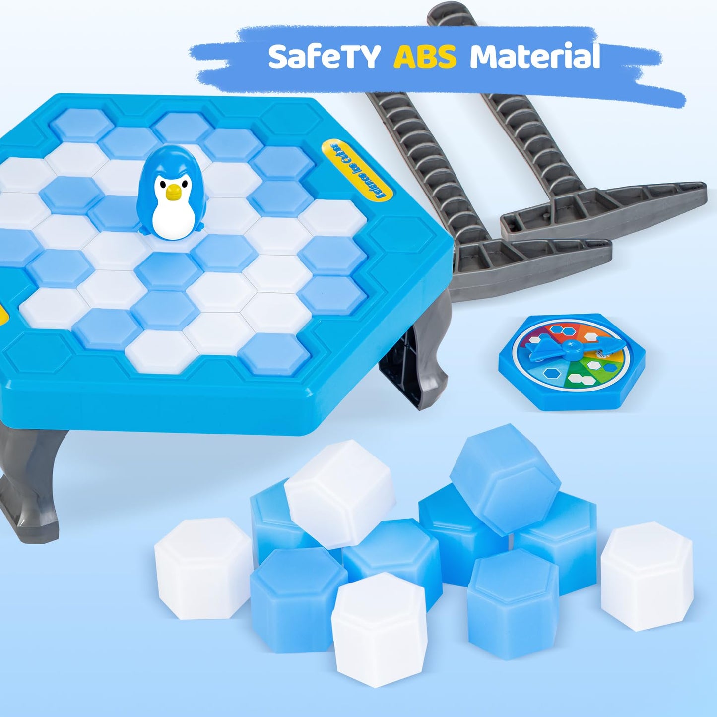 Ss Save Penguin On Ice Game, Penguin Trap Break Ice Activate Family Party Ice Breaking Kids Puzzle Table Knock Block