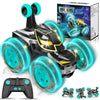 Kids Toys Bat Rc Car For Boys 4-7 - Cool Bat Monster Remote Control Crawler Toy 360 Flip Fast Stunt & 4Wd Light Up Wheel - Fun B