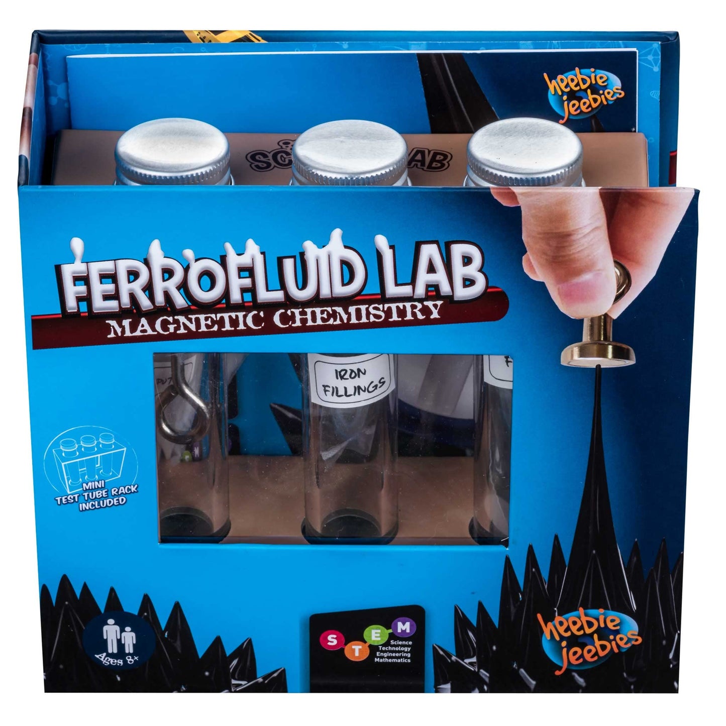 Ferrofluid Lab Magnetic Chemistry By Heebie Jeebies- 5 Experiments For Kids Ages 8+- Educational Science Project Stem Learning U