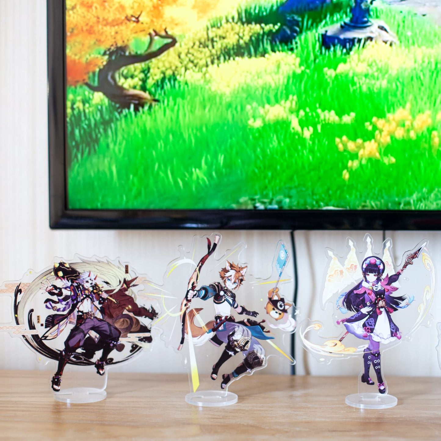 Rainteam Genshin Impact Natlan Acrylic Stand Figure Standee Acrylic Display Character Decorations For Anime Fans (Yumemizuki Miz