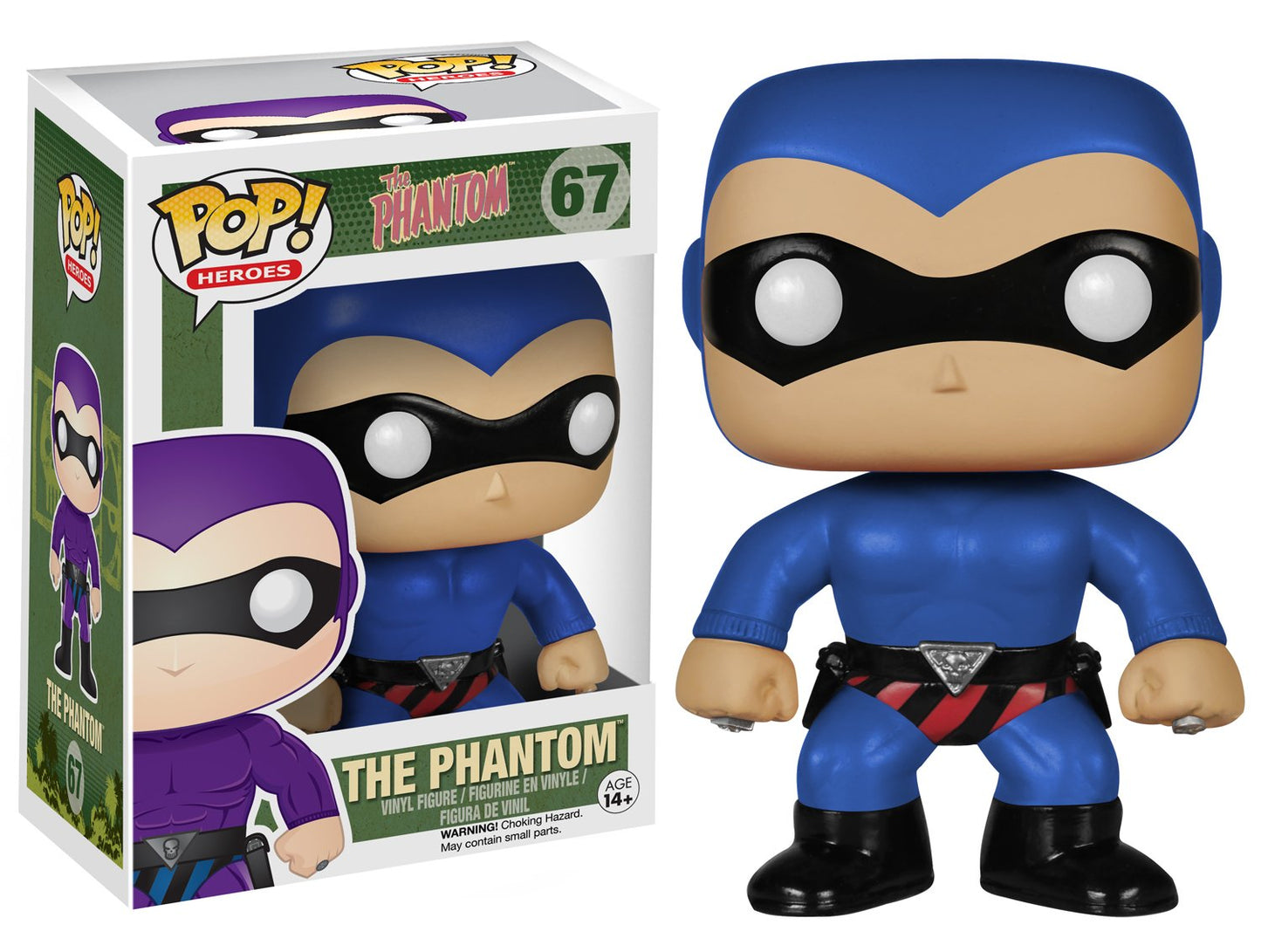 Funko Pop Heroes: The Phantom - Blue Phantom Action Figure